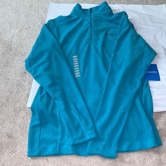 Columbia Men Pine Ridge Half Zip Fleece Pullover Sweatshirt - Picture 1 of 3